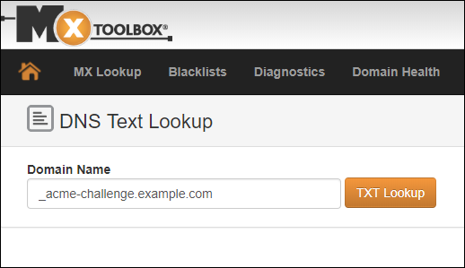 DNS TXT Lookup
